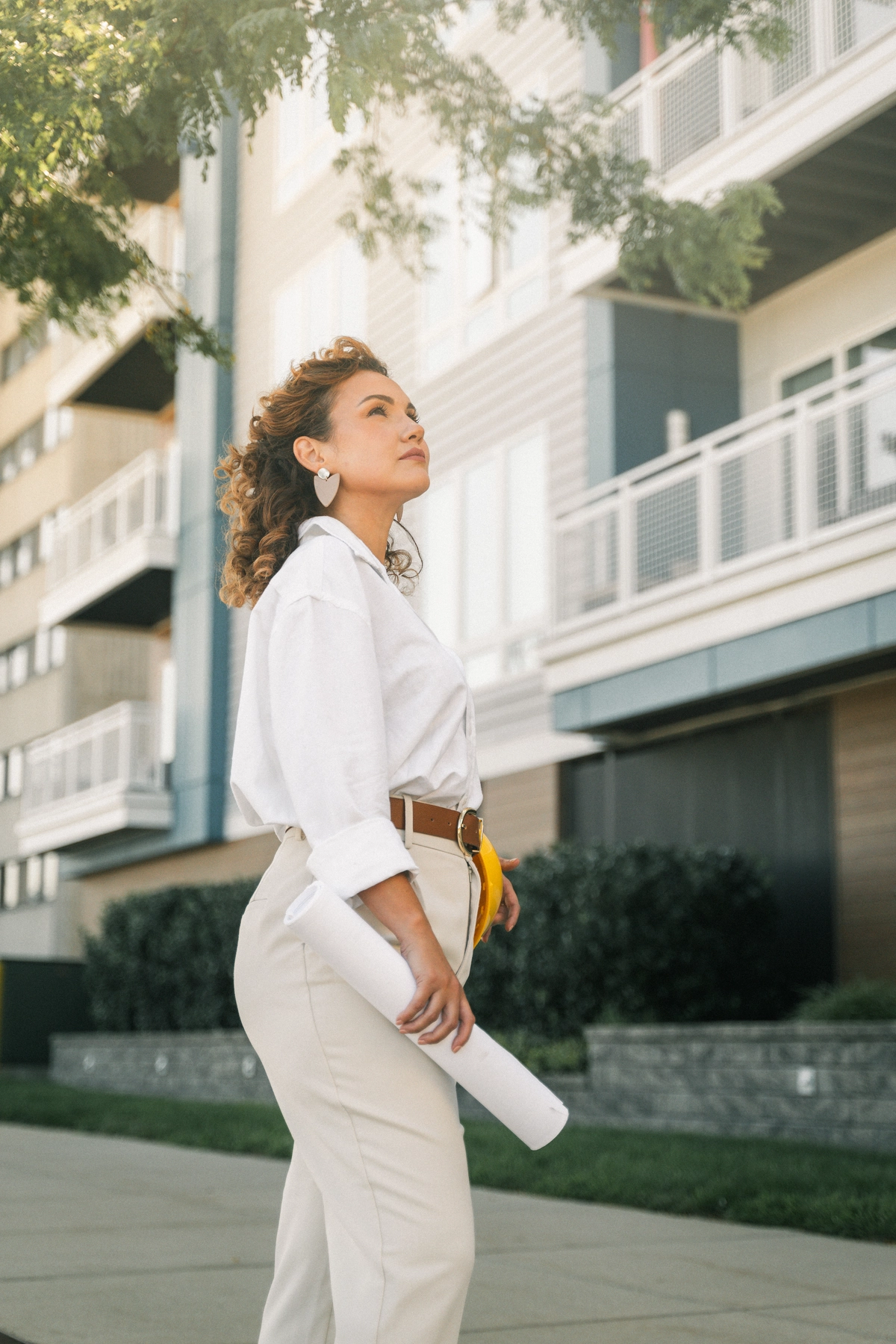 Modern residential towers and amenities